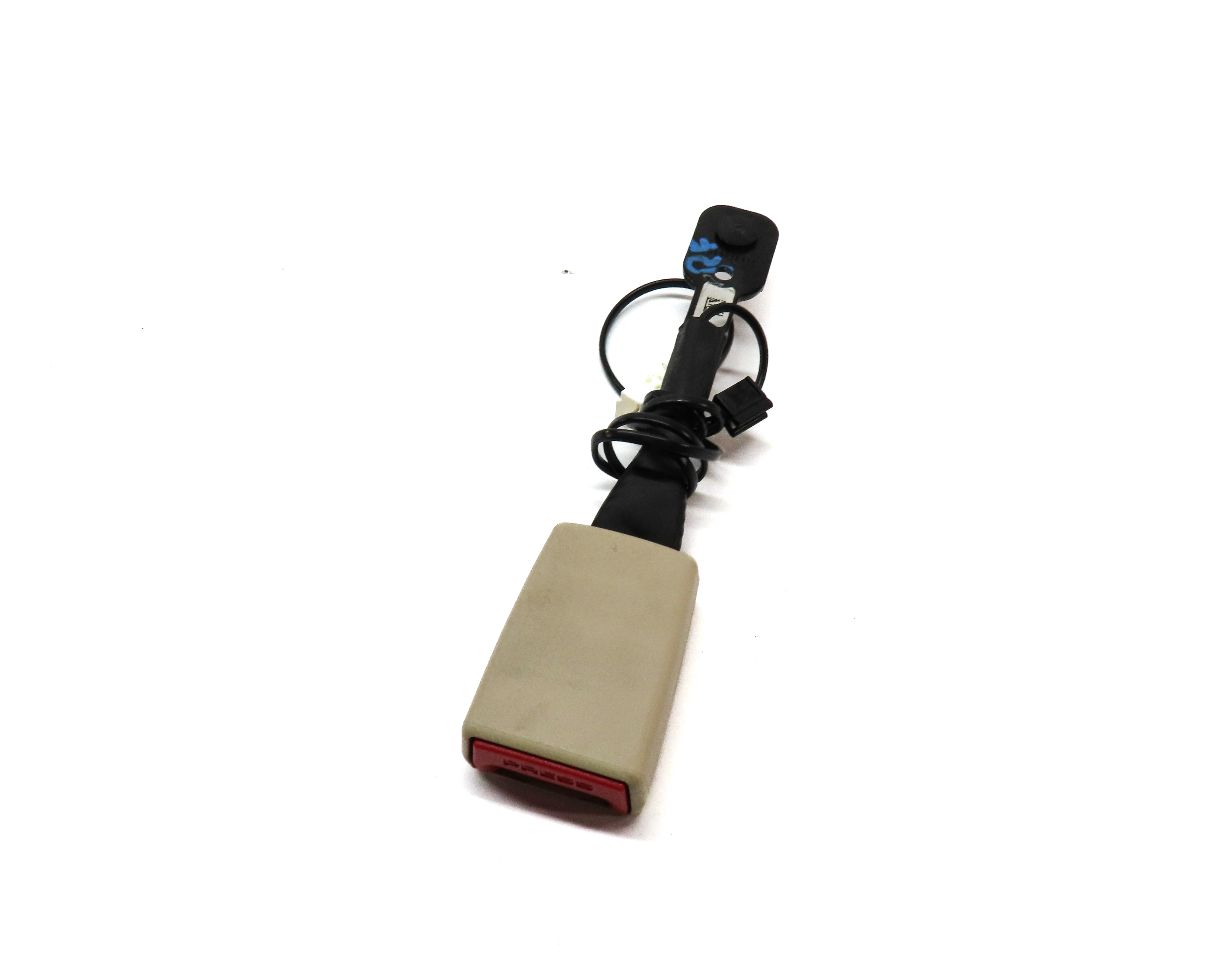 16-21 BMW 5 6GT 7 (G30 F90 G32 G11) FRONT RIGHT SEATBELT BUCKLE RECEIVER (Beige) — exact item pictured